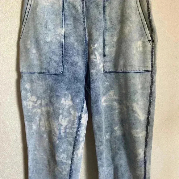 Rag & Bone Acid Wash Retro Sweatpants Pull On Cropped Exposed Seam Y2K Size XS - Picture 7 of 10